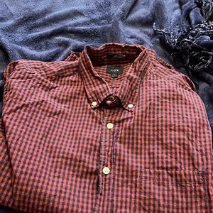 J.Crew Factory Checker Button Down
